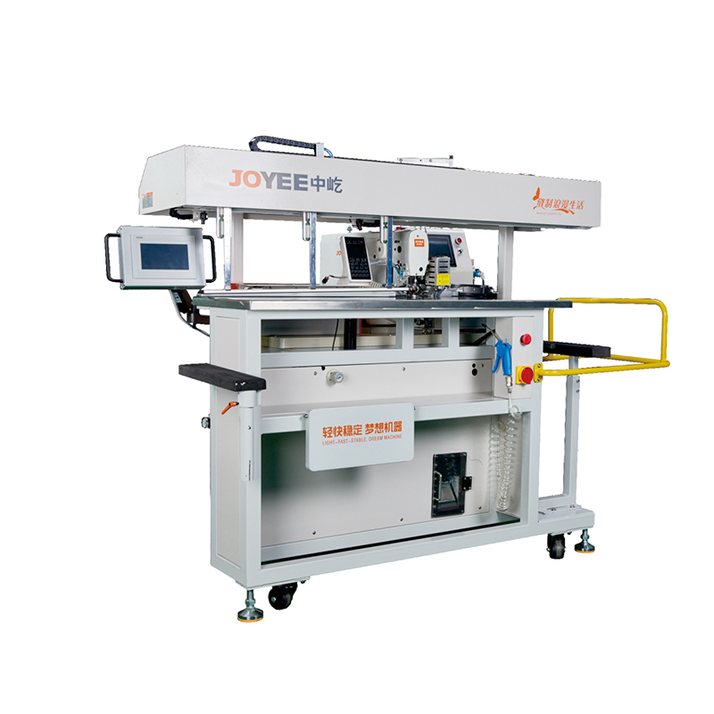 JY-UA-K193D-MJ  الماكينة الأوتوماتيكية للتغذية وتخييط الأزرار على أطراف القمصان (البلاقة)